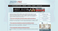 Desktop Screenshot of english4free.ru